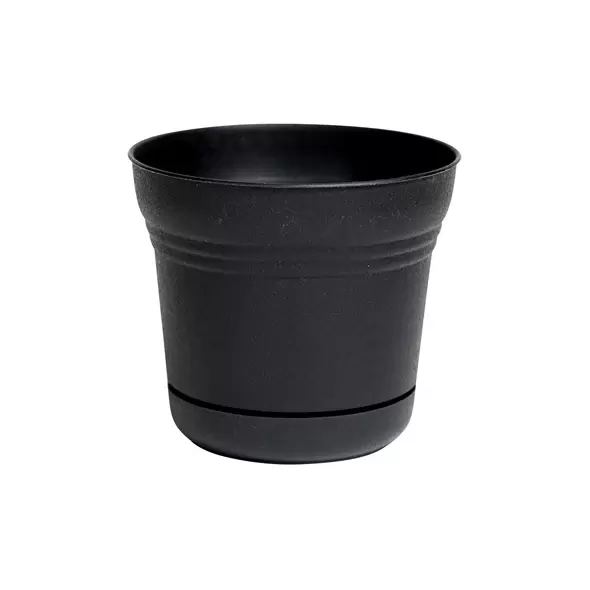 Bloem 10" Saturn Planter Black
