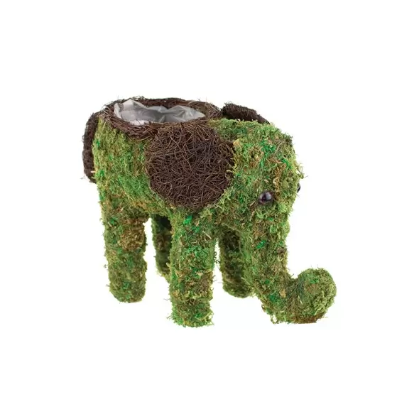 SSI Moss Elephant Planter with Built in Liner