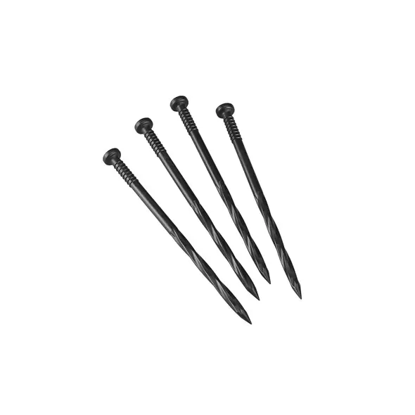Valley View 8pl 9" Poly Nails Black