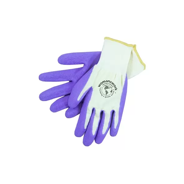 WWG Lg Purple Weeding Glove Latex Dipped