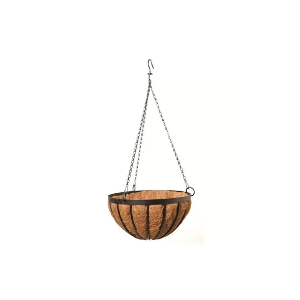 Panacea 14" Black Cotswold Hanging Basket