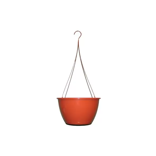 Bld 14.00 SL Hanging Basket W/TERRACOTTA 26" FLEX HGR TERRACOTTA 25/CS