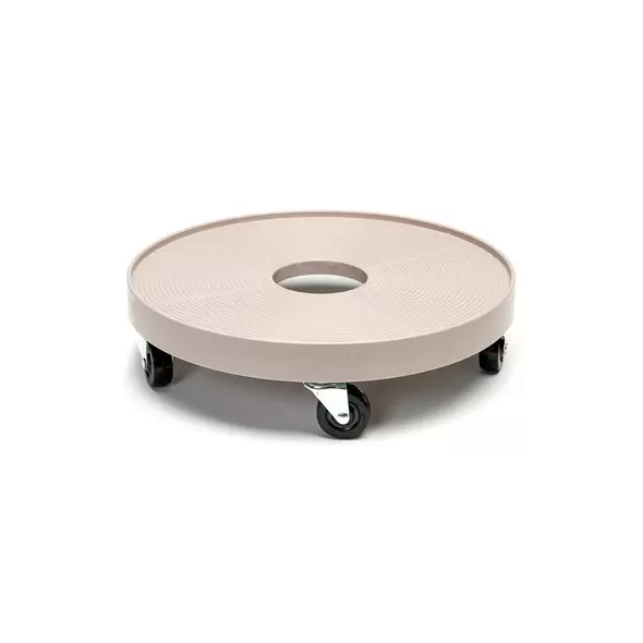Devault 16" Plant Dolly with Hole Gray Mist