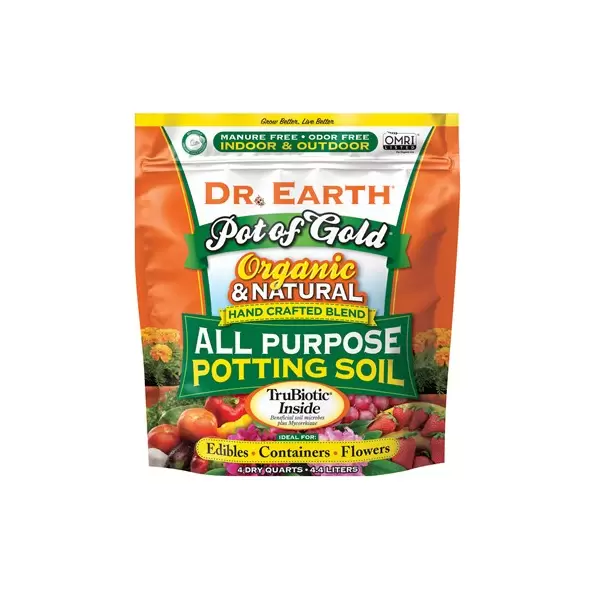 Dr Earth 4qt Pot Of Gold All Purpose Potting Soil