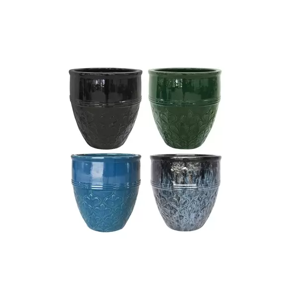 MCarr 24pc Fleur De Lis Planter Pallet Mixed Colors