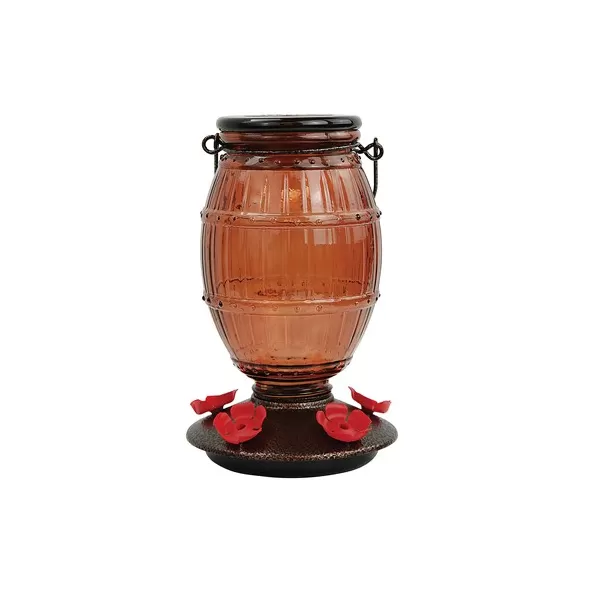 Perky Pet 36oz Glass Top Fill Hummingbird Feeder Prohibition