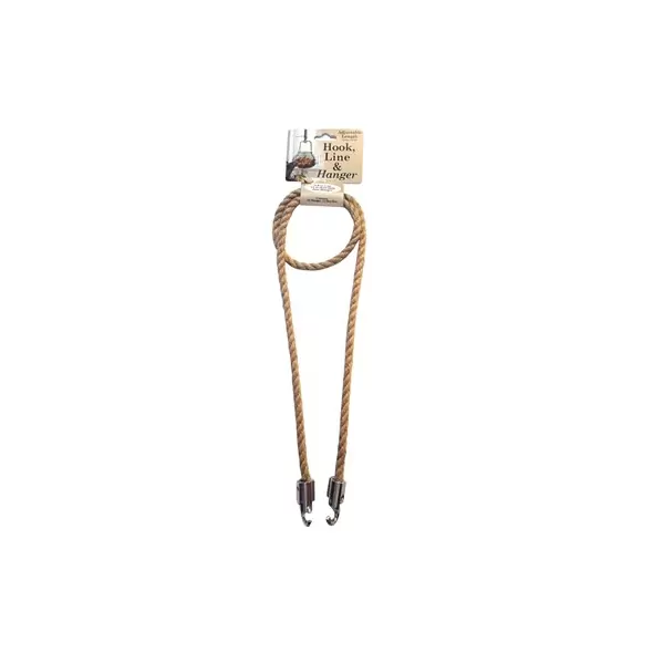 Primitive 3/8" Jute Drop Hanger 4' Adjustable