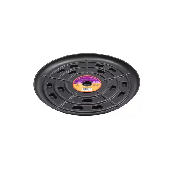 Plant Stand 15" Down Under Saucer Black