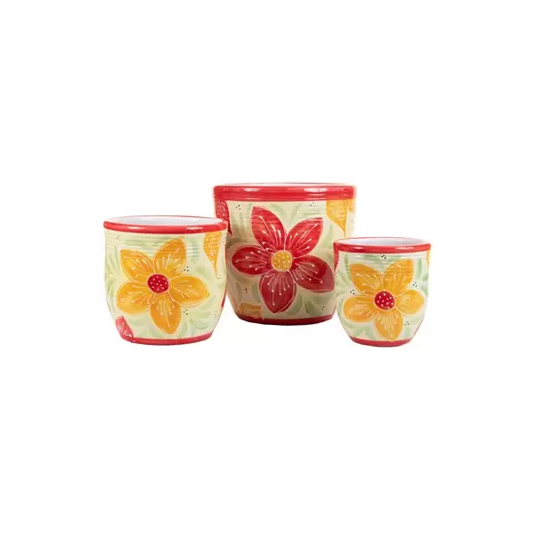 Sun Ceramica Madrid Planter Set of 3 Cordoba