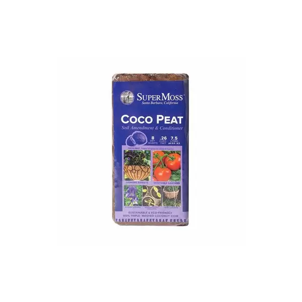 SuperMoss 8qt Buffered Coconut Soil Natural