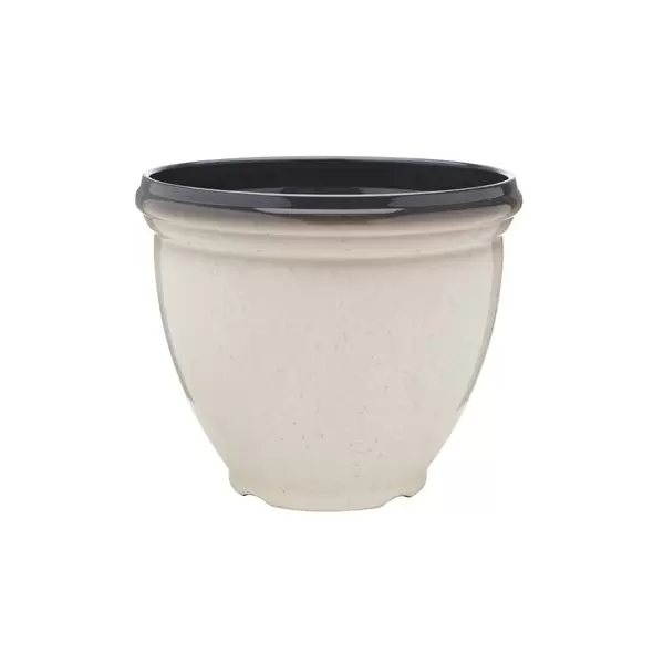 Southern Patio 15" Heritage Planter Ivory
