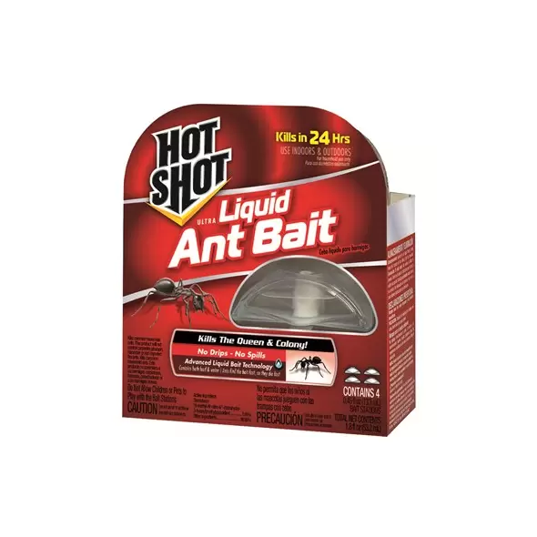 Hot Shot 4ct Mini Ultra Liquid Ant Bait