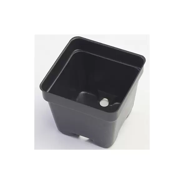 Landmark 03.00 Square Press Fit Pot Black 800 Per Case 52 Cases Per Pallet