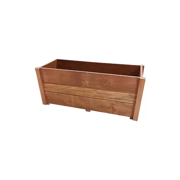 A&G 15"x14"x36" Redwood Formal Planter
