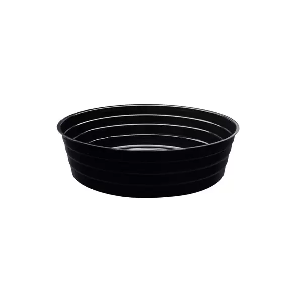 CWP 12" Black Deep Plant Saucers