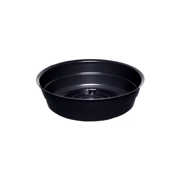 CWP 4" Black Heavy Gauge Vinyl Plant Saucer