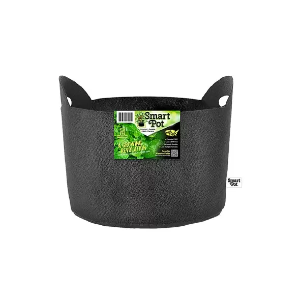 Smart Pot 3gal Black With Handles Bulk Box