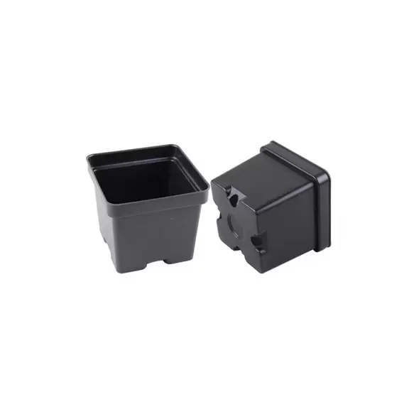 Grower Select 04.50 Square Ps Vacuum Formed Pot Black 450/CS