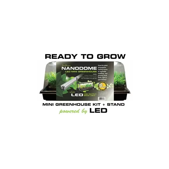 SunBlaster LED Mini Greenhouse Kit with Stand