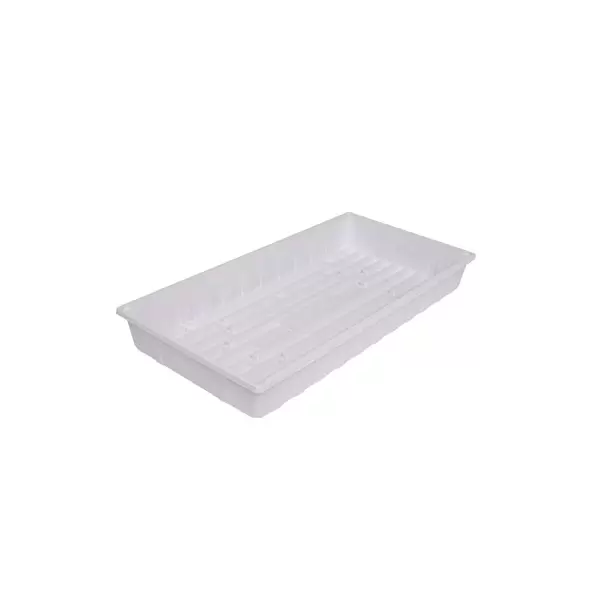 SunPack 10"x20" Tray, White No Drain Holes