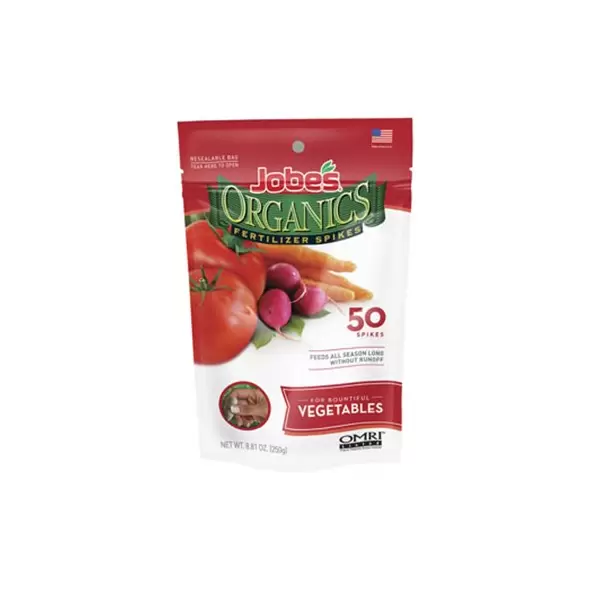Jobes 50ct Organic Vegetable Fertilizer Spikes