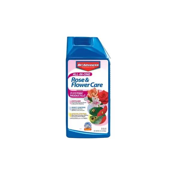 BioAdvanced 32oz All-In-One Rose & Flower Care Concentrate (Keywords: Bayer )