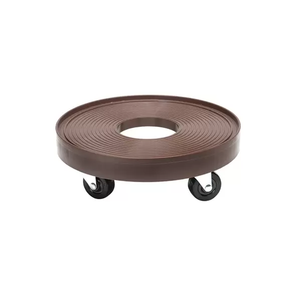 Devault 12" Plant Dolly with Hole Espresso