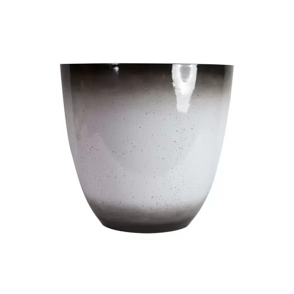 Gardener Select 18" Egg Planter Gradient Brown to White with Brown Specs 18"x18"x16.8" 4/CS