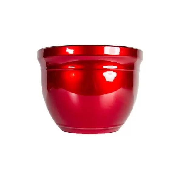 Gardener Select 15" Madison Metallic Red Planter 15.35"x15.35"x11.22" 6/CS