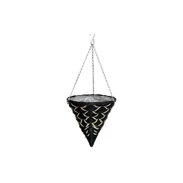 Gardener Select 14" Cone Hanging Basket Black 20/CS