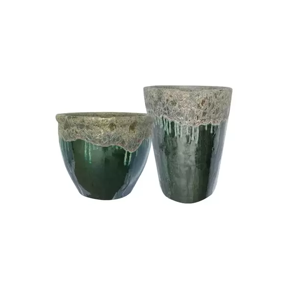 MCarr 16pc Aquapot Planter Pallet Volcanic Falling Green