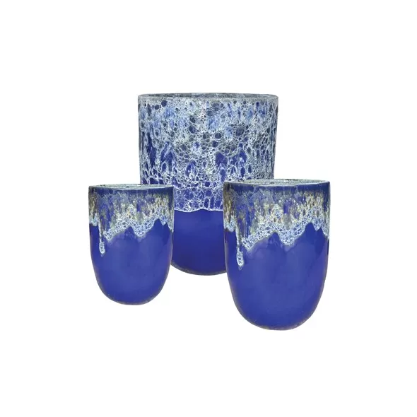 MCarr 12PC Tall Round Plt Volcanic Lt Blue