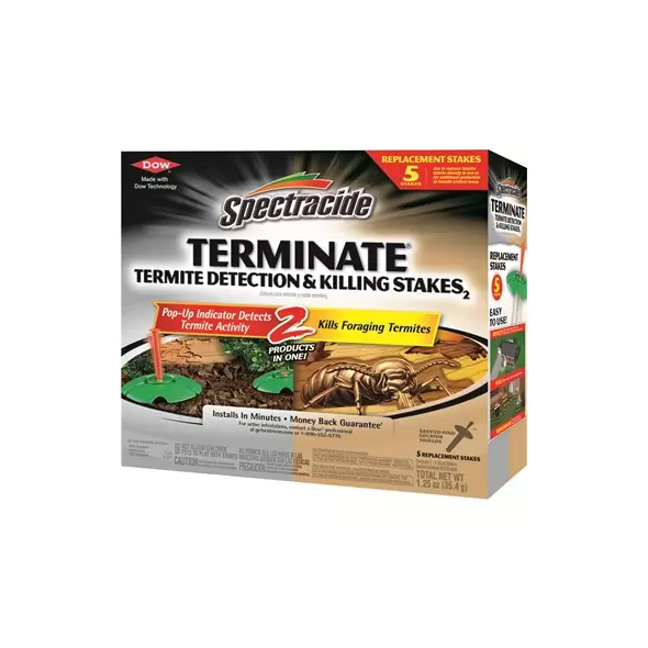 Spectracide Terminate Termite Replacement Killing Stakes 5CT