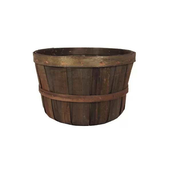 Grower Select 1 Peck Basket No Handle Brown 12/CS 48CS/PL