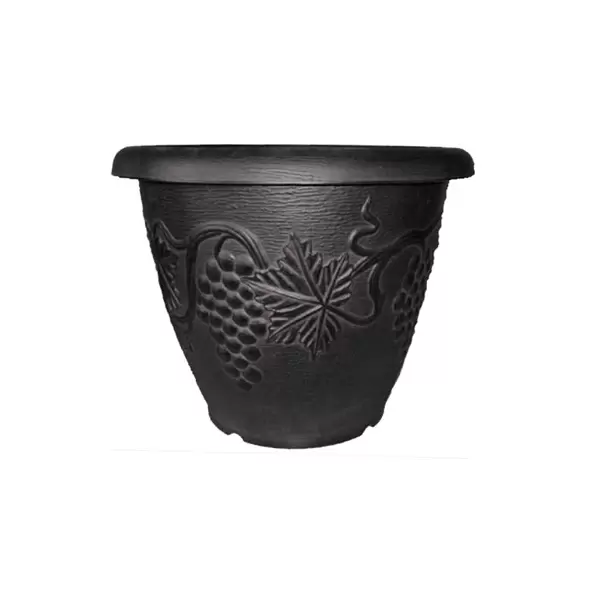 Grower Select 21.00 Grapevine Pot Black Each 268/PL