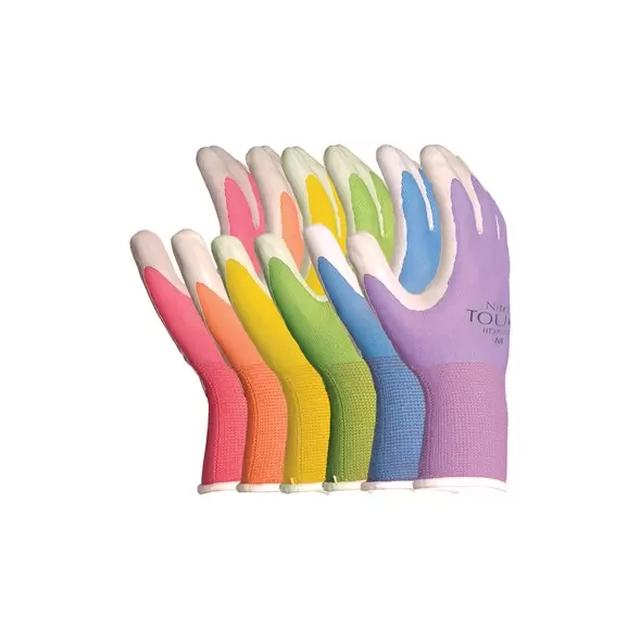 BGC Nitrile Touch Glove Medium Asst Colors