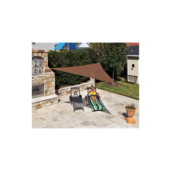 Gale Pac 11'10" Ready To Hang Shade Sail Mocha