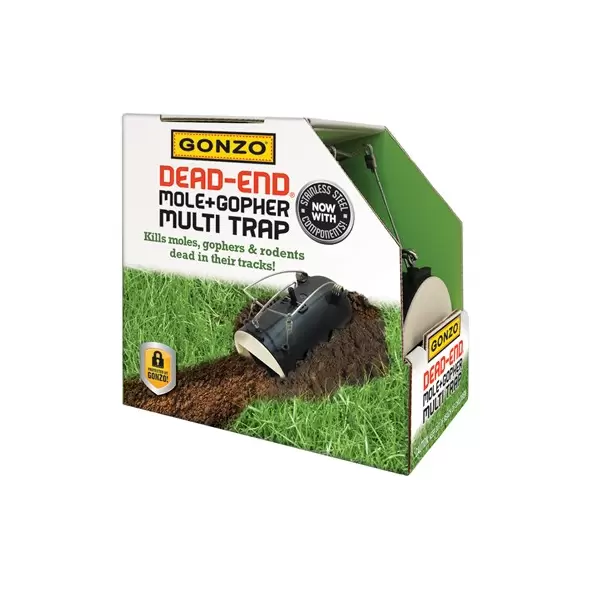 GONZO Dead End Mole & Gopher Multi Trap