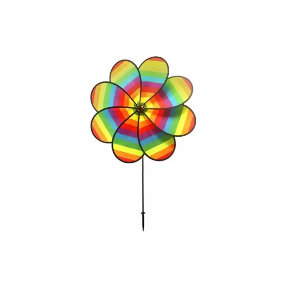 Gardener Select 39x61 Large Flower Pinwheel Rainbow