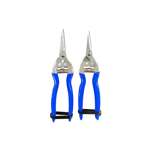 Gardener Select 2pc Floral Shears Set - 7" Curved Blade Shear & 7" Straight Blade Shear