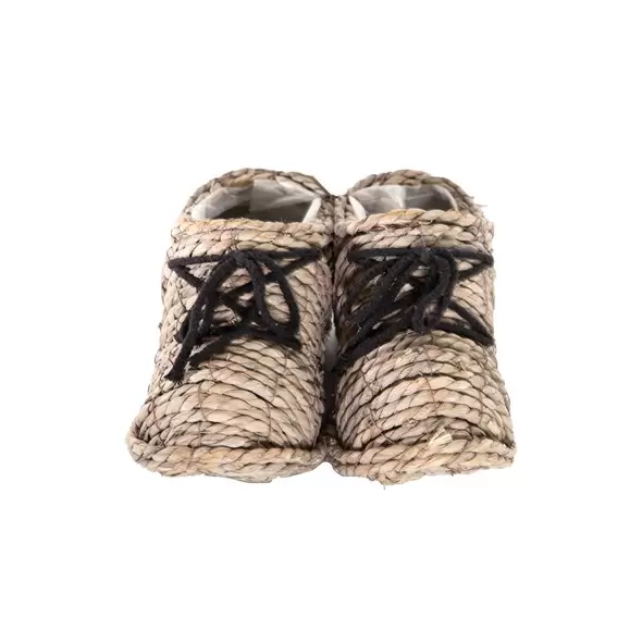 Gardener Select 4"x10" Straw Shoes Topiary Grey 6/CS