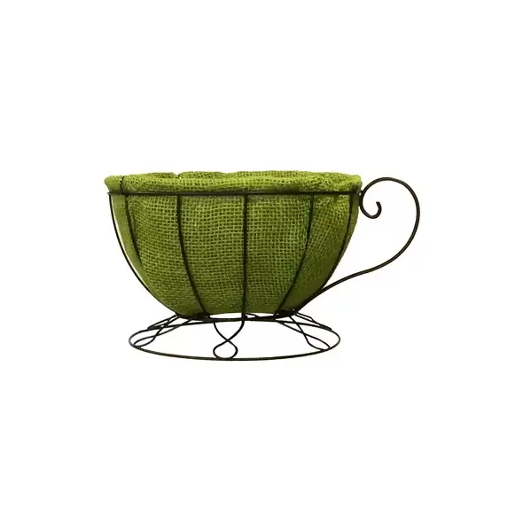 Gardener Select 12" Jute Patio Pot w/ Green Coco Liner 12/CS