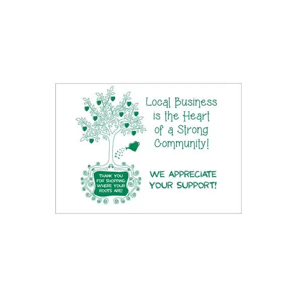 Trunk Mat Shop Local 1 Color White 400/Roll