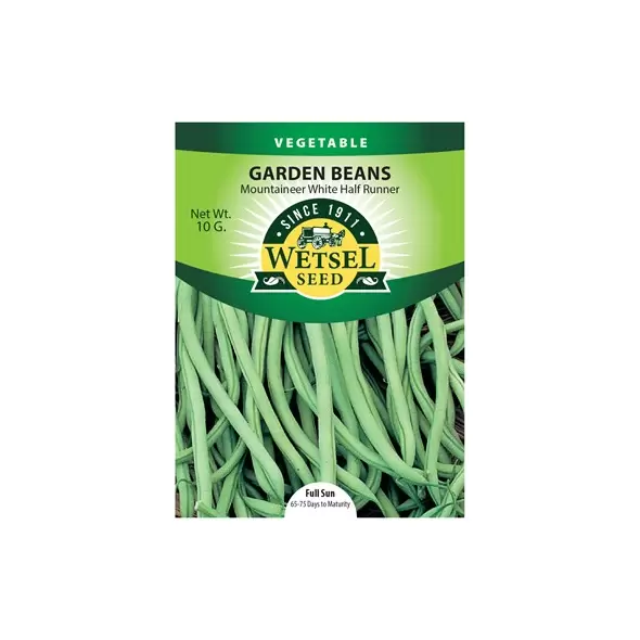 Beans, Mountaineer White Half Runner - 10 Gram