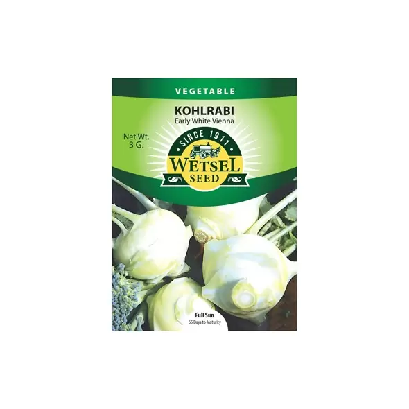 Kohlrabi, Early White Vienna - 3 grams