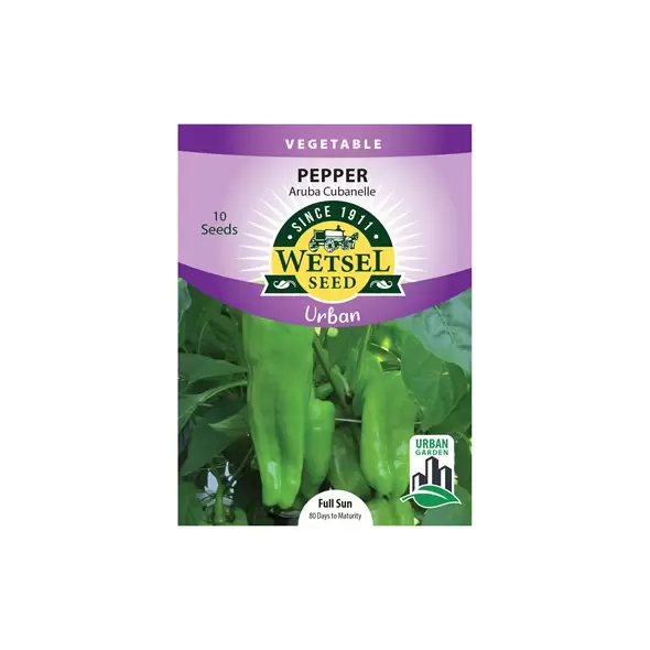 Pepper, Aruba Cubanelle (patio) - 10 Seeds