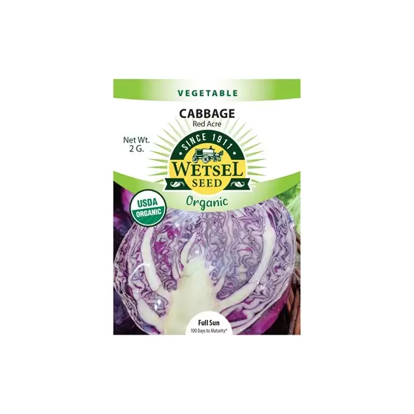 ORGANIC RED ACRE CABBAGE 2G