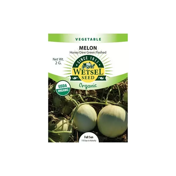 ORGANIC HONEYDEW GREEN FLESHED Cantaloupe 2G PKT