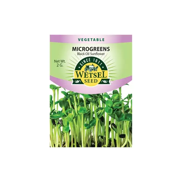Microgreens, Black Oil Sunflower - 2 Gram