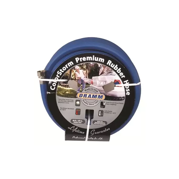 Dramm 5/8"x50' Premium Colorstorm Rubber Hose Blue